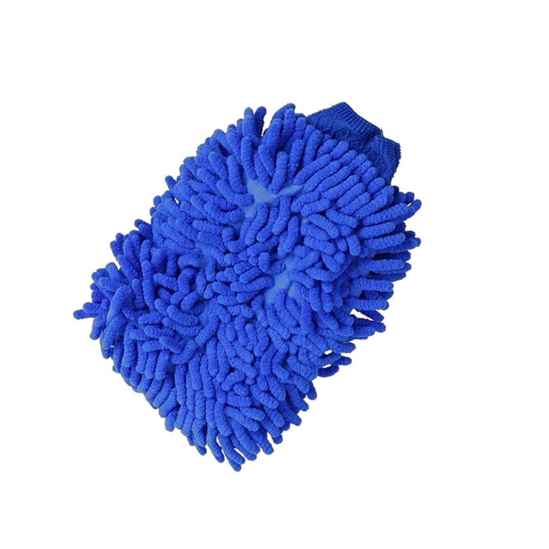 Mikrofaser Chenille Waschhandschuh 14 × 23 cm | In 7 Trendfarben