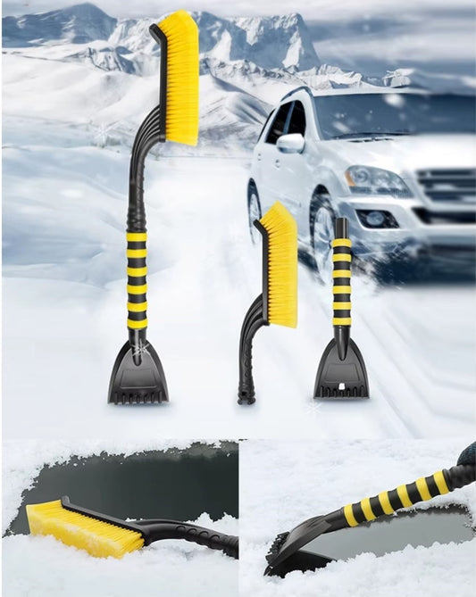 2-in-1 Premium Schneebürste & Eiskratzer mit abnehmbarem Kopf – Für Autos, SUVs & Lkw