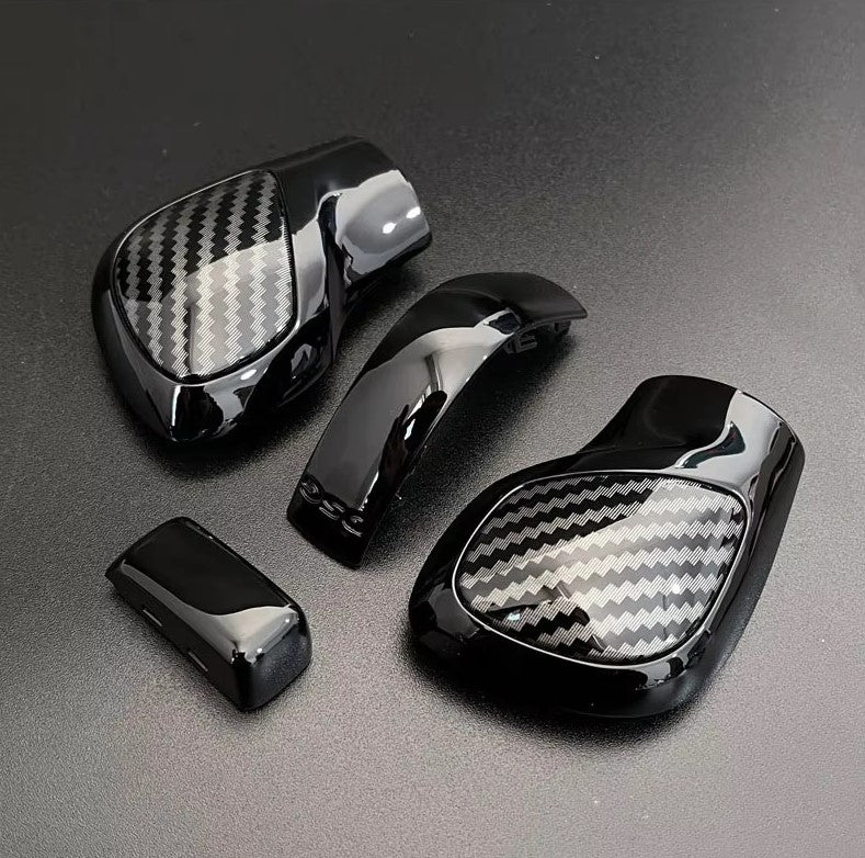 Schaltknauf /Schalthebel Schwarz-Carbon passend für VW DSG Modelle Golf 7, Passat, Polo, T-Roc, Seat, Skoda, Cupra