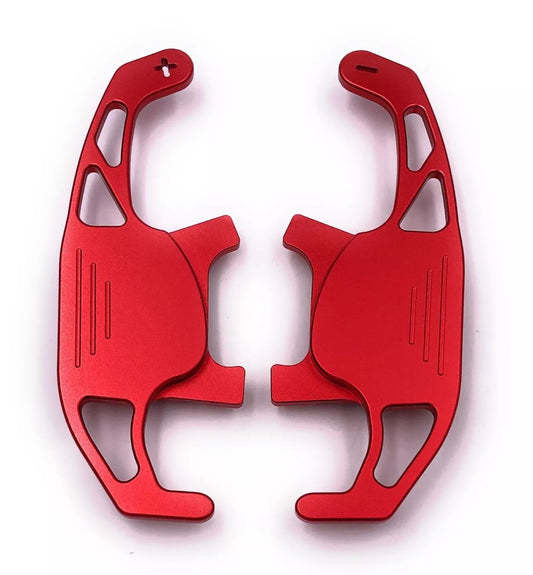 ALU Schaltwippen Shift Paddle Rot für VW DSG Modelle Golf 7 GTI GTD R Polo T-Roc Arteon