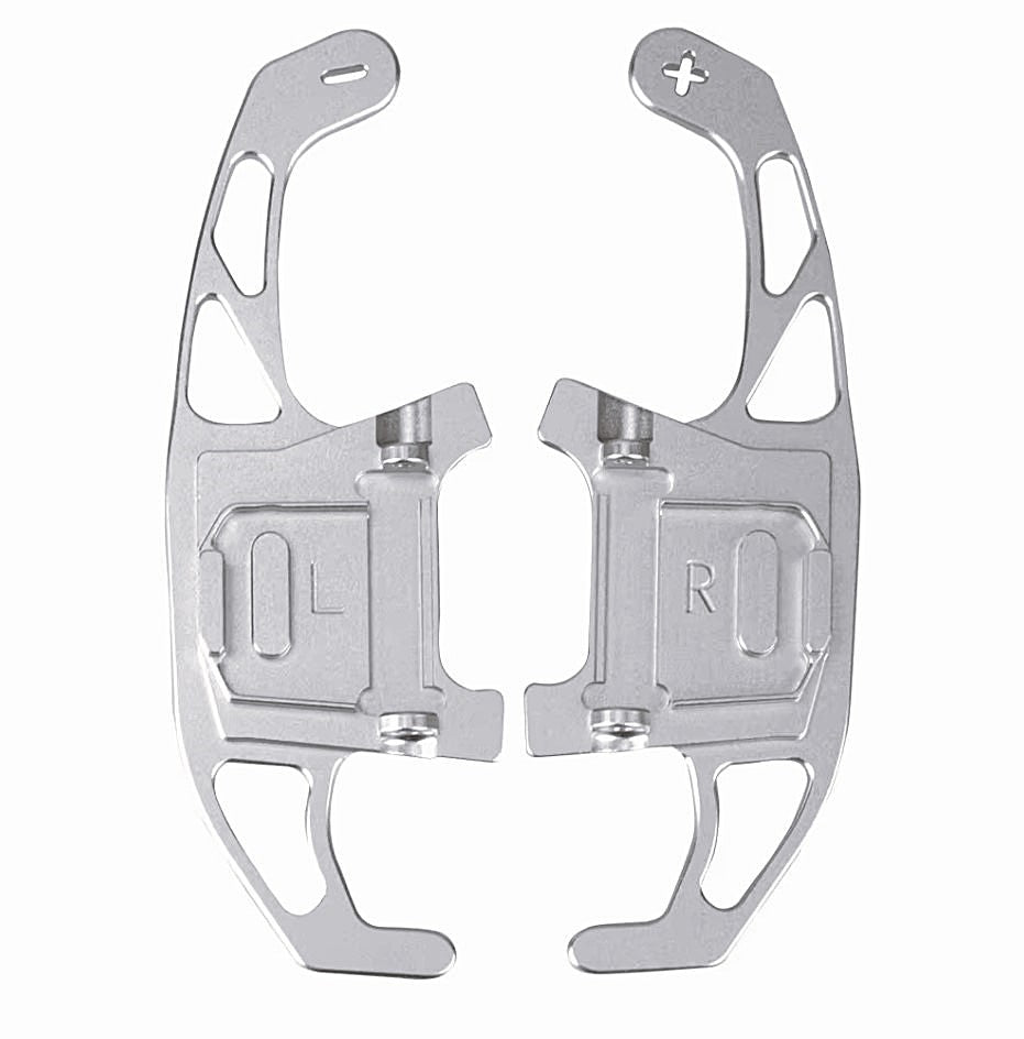 ALU Schaltwippen Shift Paddle Silber für VW DSG Modelle Golf 7 GTI GTD R Polo T-Roc Arteon
