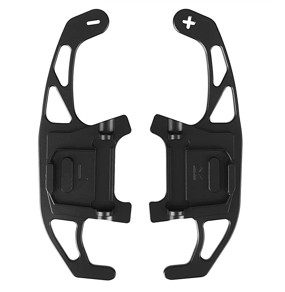 ALU Schaltwippen Shift Paddle Schwarz für VW DSG Modelle Golf 7 GTI GTD R Polo T-Roc Arteon