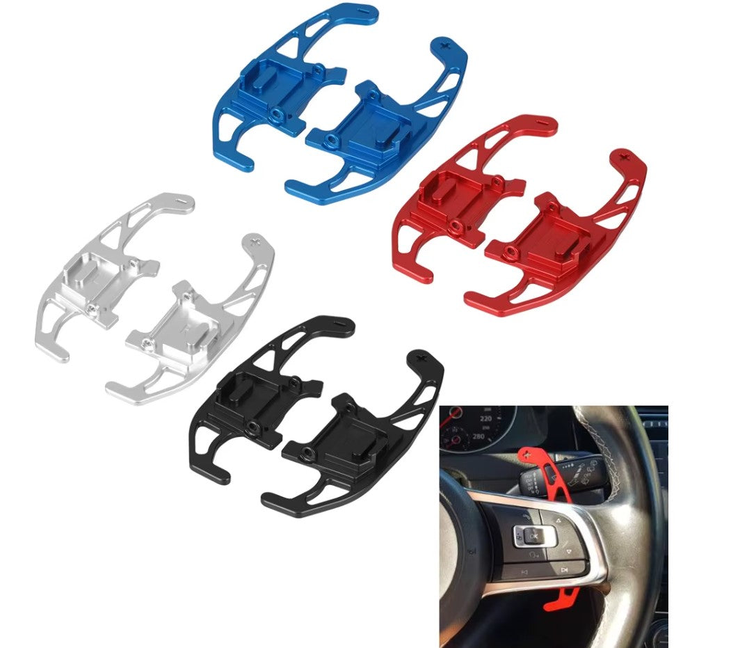 ALU Schaltwippen Shift Paddle Rot für VW DSG Modelle Golf 7 GTI GTD R Polo T-Roc Arteon