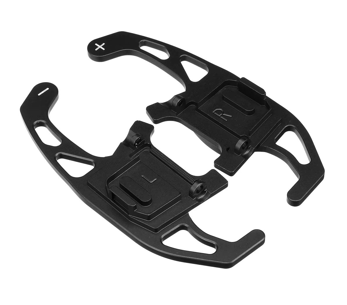 ALU Schaltwippen Shift Paddle Schwarz für VW DSG Modelle Golf 7 GTI GTD R Polo T-Roc Arteon