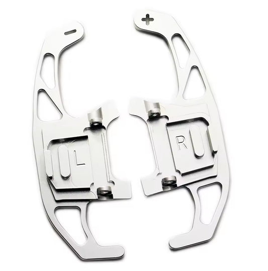 ALU Schaltwippen Shift Paddle Silber für VW DSG Modelle Golf 7 GTI GTD R Polo T-Roc Arteon