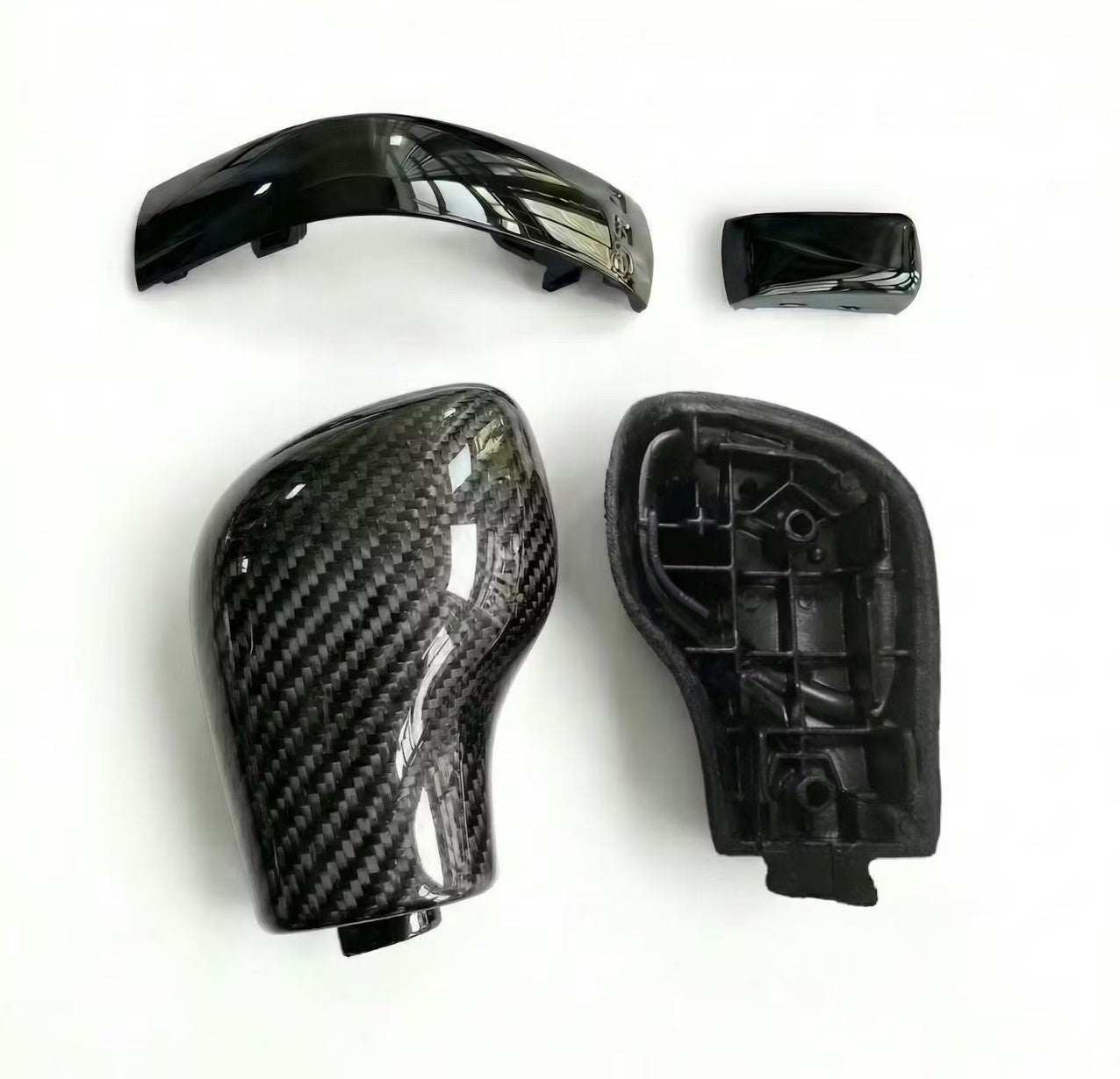 Schaltknauf /Schalthebel echt Carbon Schwarz fĂĽr VW DSG Modelle GTI Golf 7, Passat, Polo, T-Roc, Seat, Skoda, Cupra (Kopie)