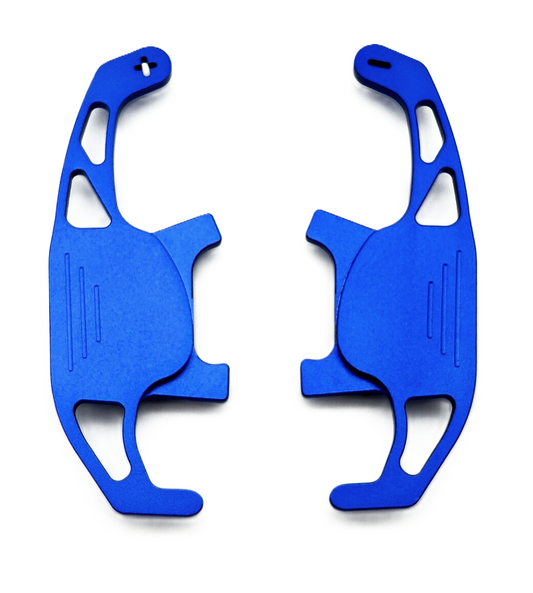 ALU Schaltwippen Shift Paddle Blau für VW DSG Modelle Golf 7 GTI GTD R Polo T-Roc Arteon