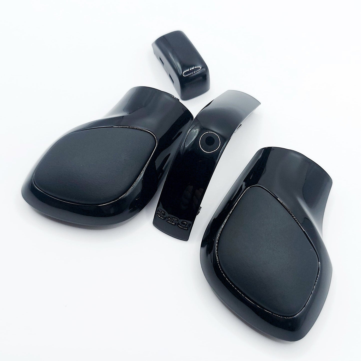 Schaltknauf /Schalthebel Schwarz-glatt Leder passend für VW DSG Modelle Golf 7, Passat, Polo, T-Roc, Seat, Skoda, Cupra