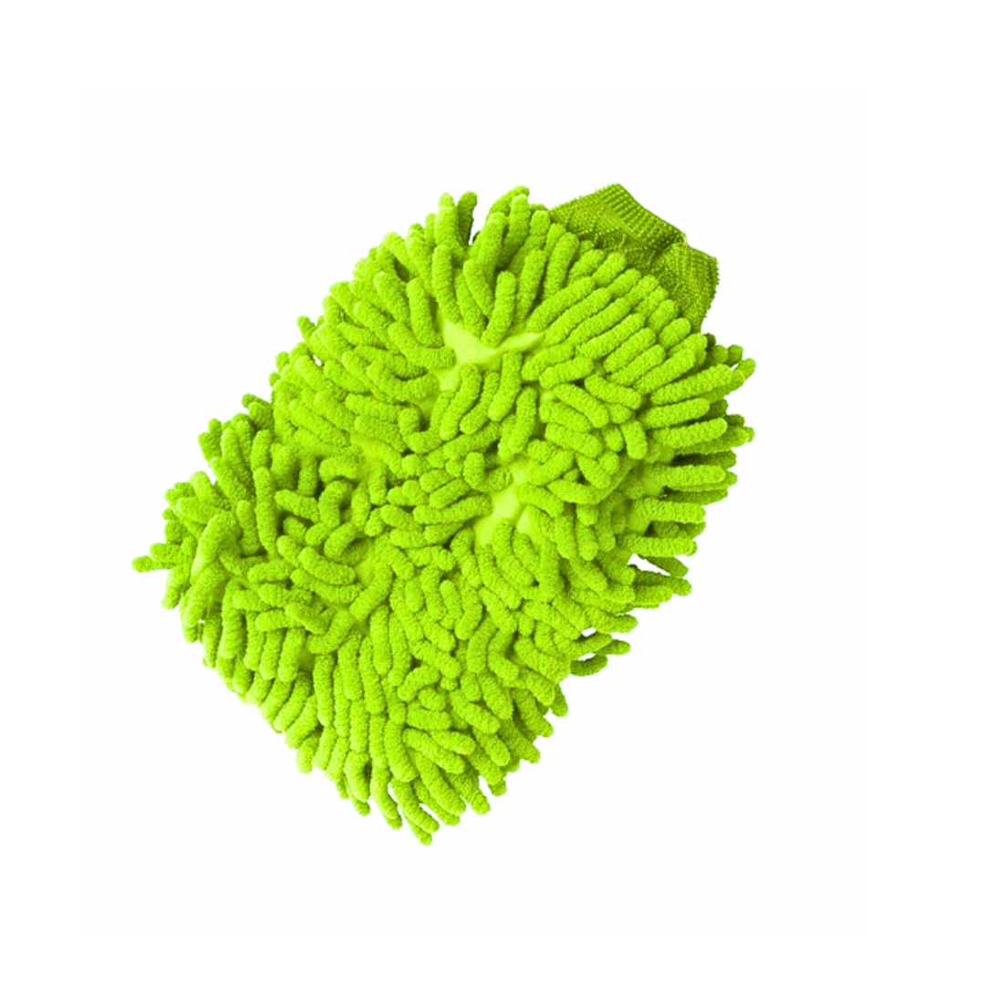 Mikrofaser Chenille Waschhandschuh 14 × 23 cm | In 7 Trendfarben