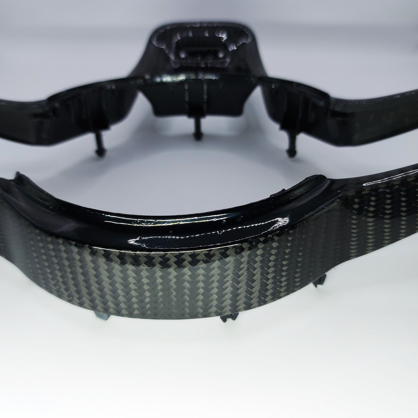 Lenkradspange echt Carbon passend für VW GTI Modelle Golf 7 7,5 Polo AW Passat VW Up T-Roc