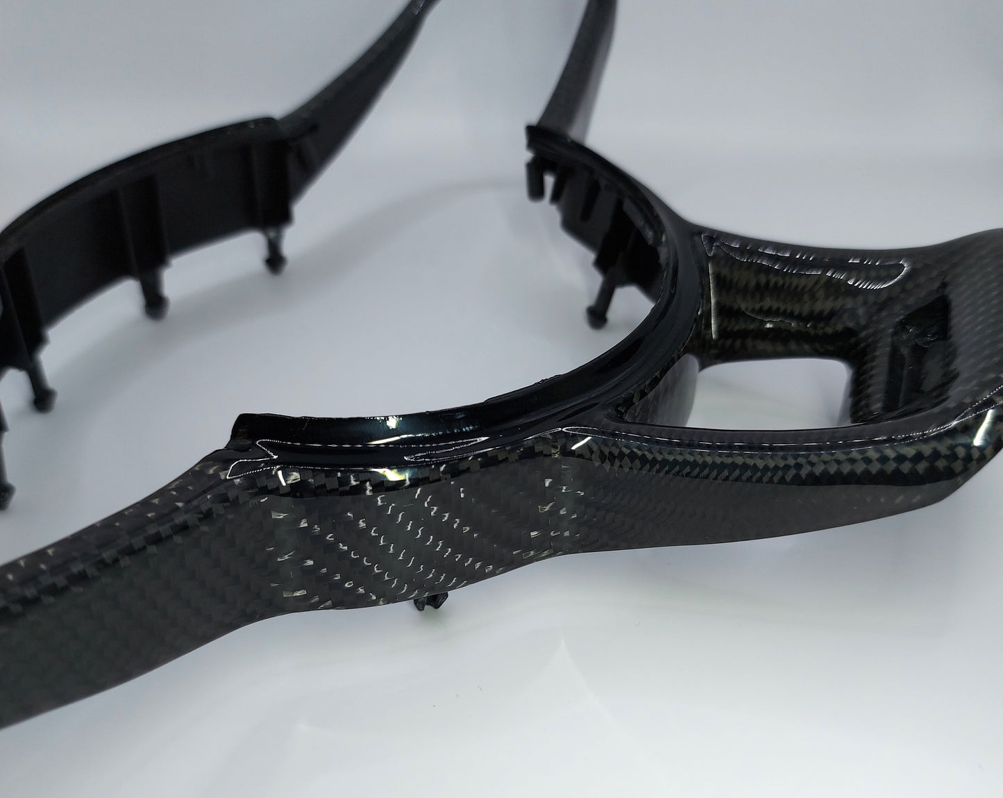 Lenkradspange echt Carbon passend für VW GTI Modelle Golf 7 7,5 Polo AW Passat VW Up T-Roc
