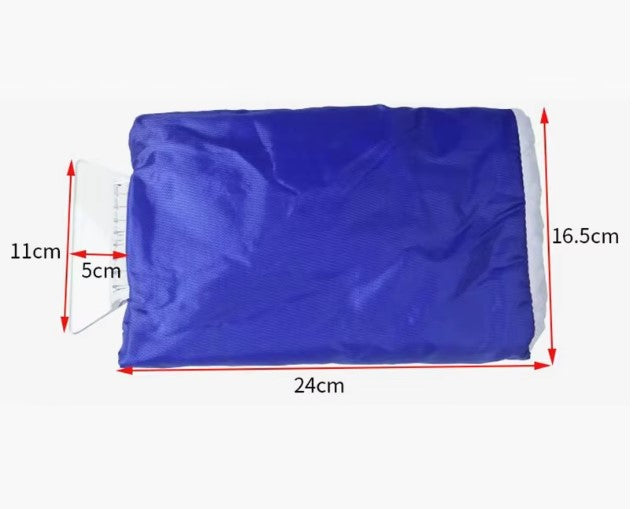 🧊 Eiskratzer mit integriertem Handschuh – in Rot oder Blau