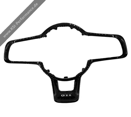 Lenkradspange Schwarz passend für VW GTI Modelle Golf 7 7,5 Polo AW Passat VW Up T-Roc
