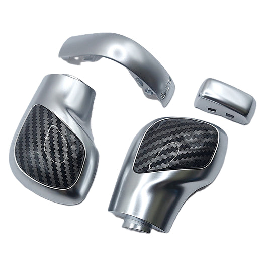 Schaltknauf /Schalthebel Silber-Carbon passend für VW DSG Modelle Golf 7, Passat, Polo, T-Roc