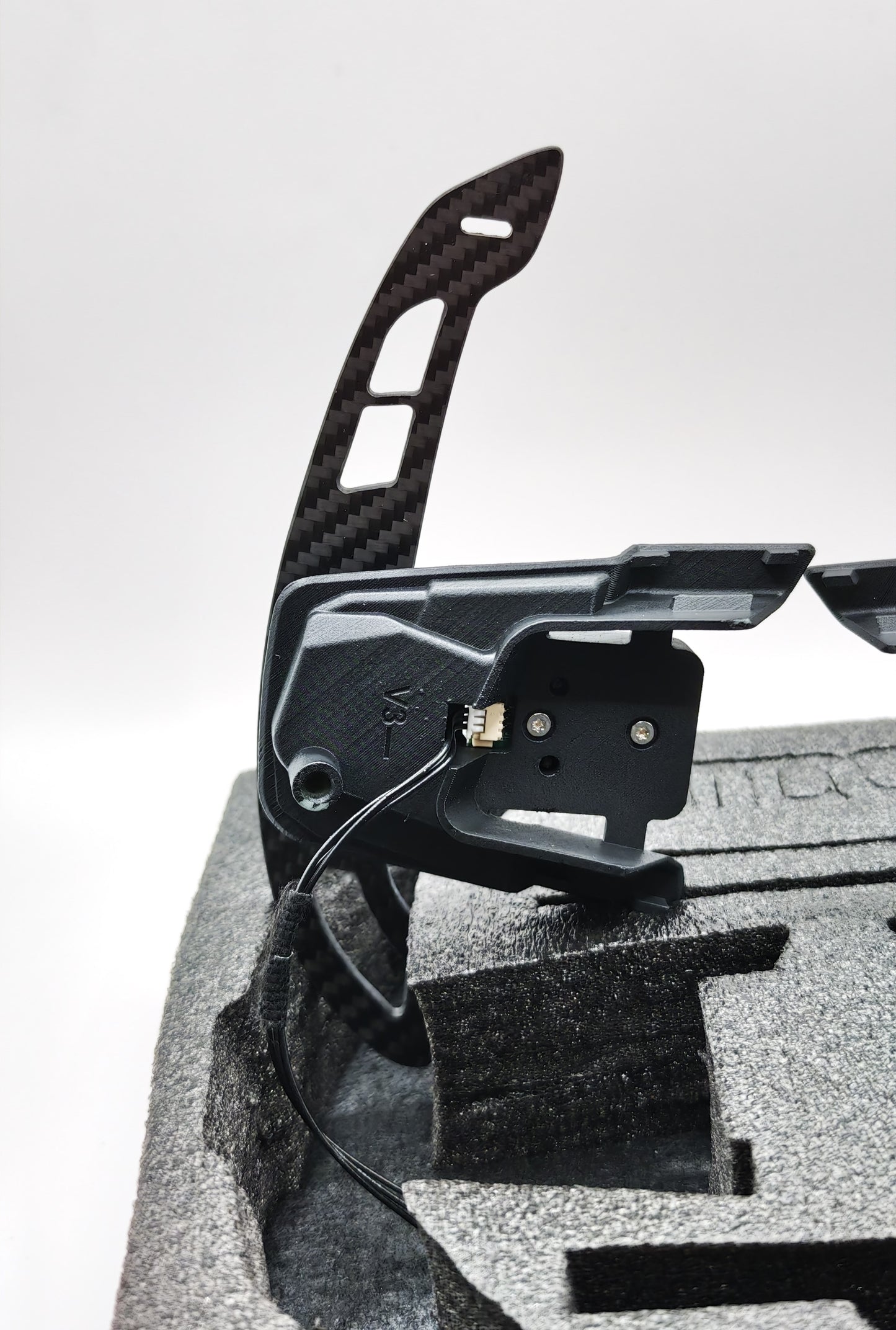 Echt Carbon Magnetic Schaltwippen Paddle Shifters für VW Golf 7 7,5 GTI/R Polo