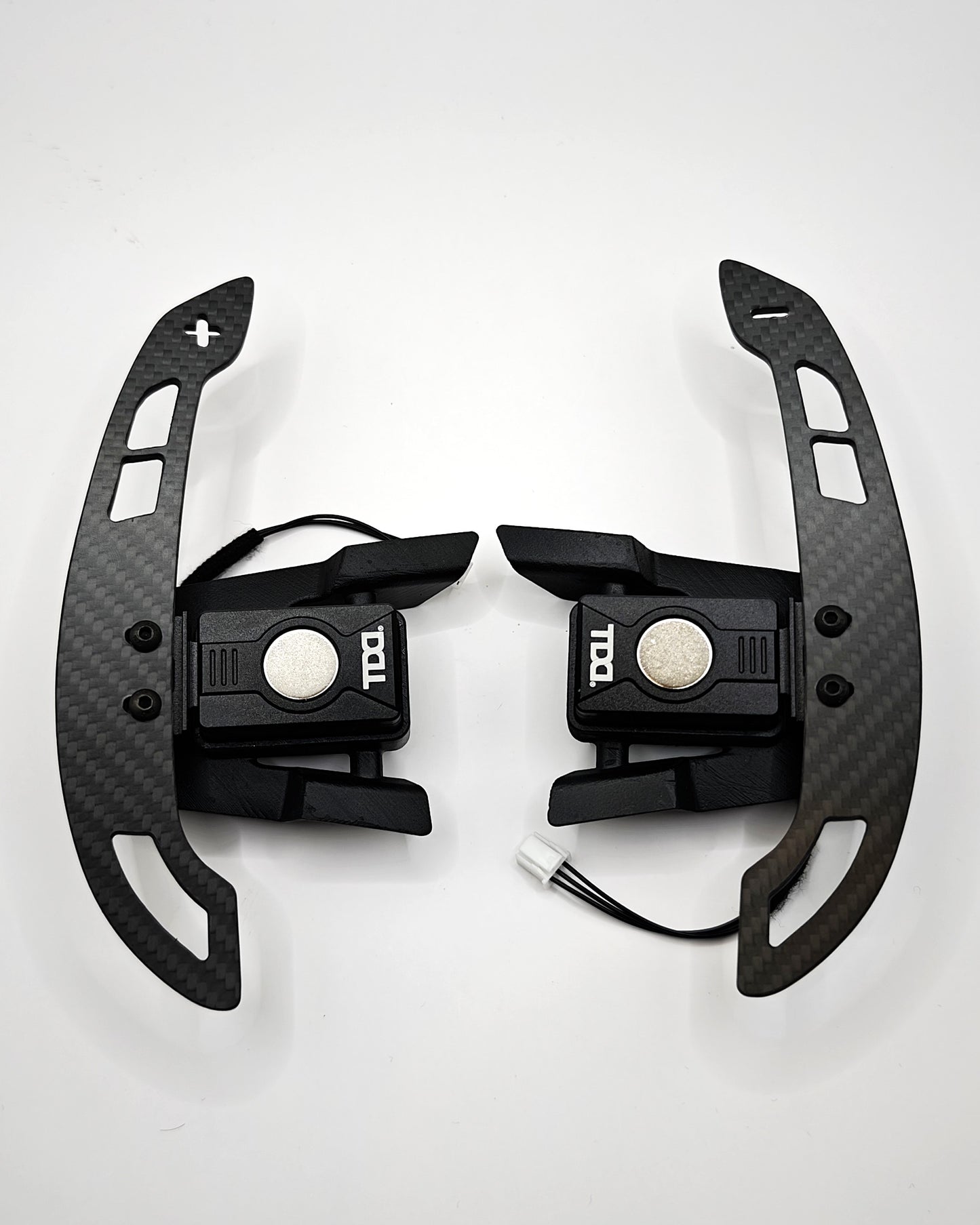 Echt Carbon Magnetic Schaltwippen Paddle Shifters für VW Golf 7 7,5 GTI/R Polo