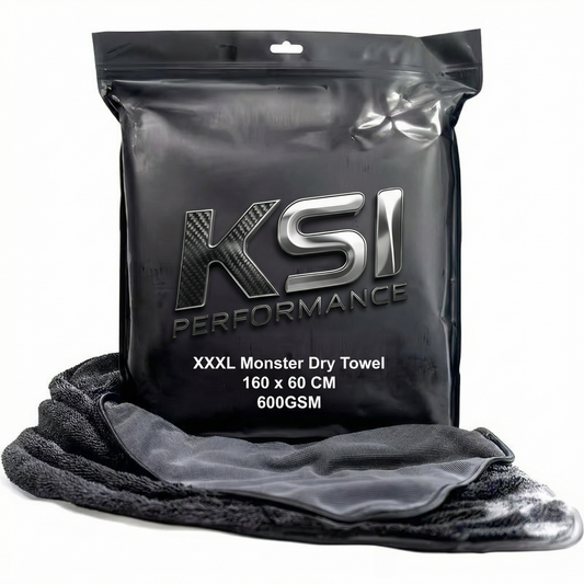 Monster XXL Mikrofasertuch Auto Trockentuch 60 x 160cm Lackpflege saugstark 2in1