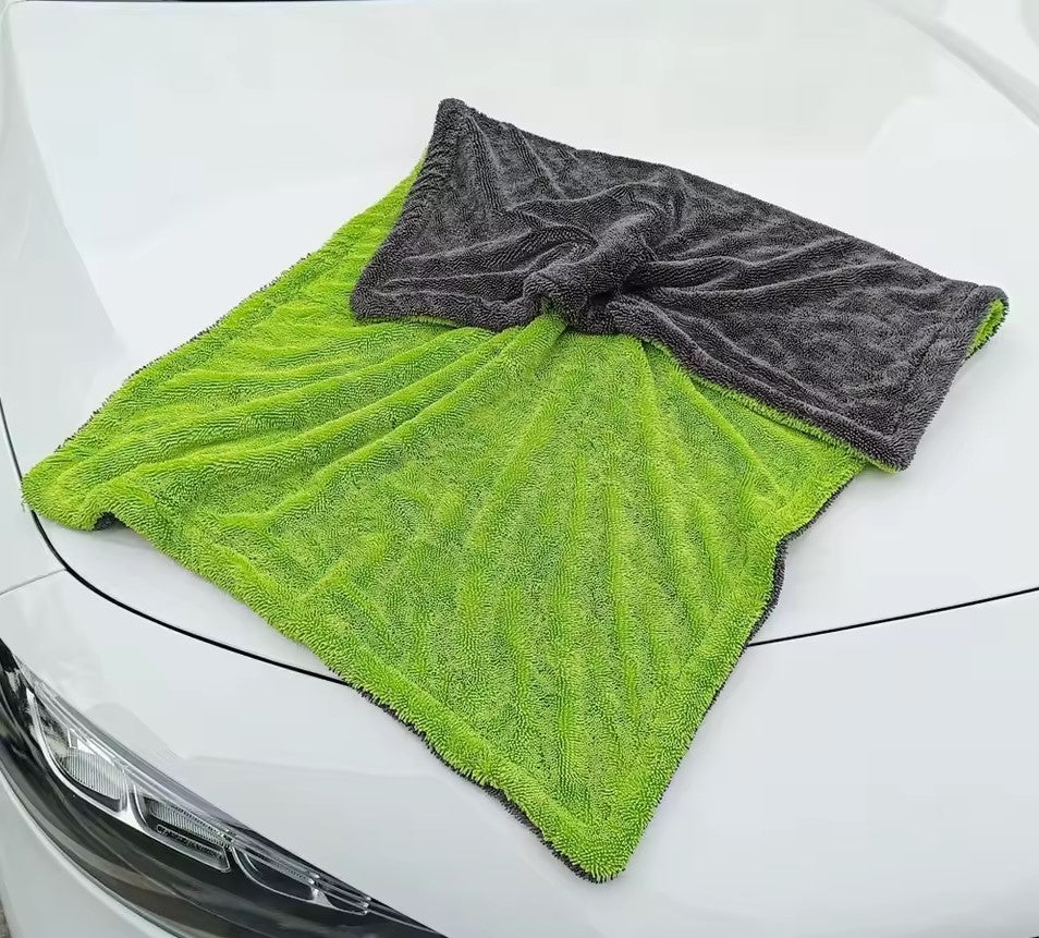 XXL Mikrofaser Trockentuch 1400GSM 90x60cm Auto PKW SUV LKW kratzfrei saugstark
