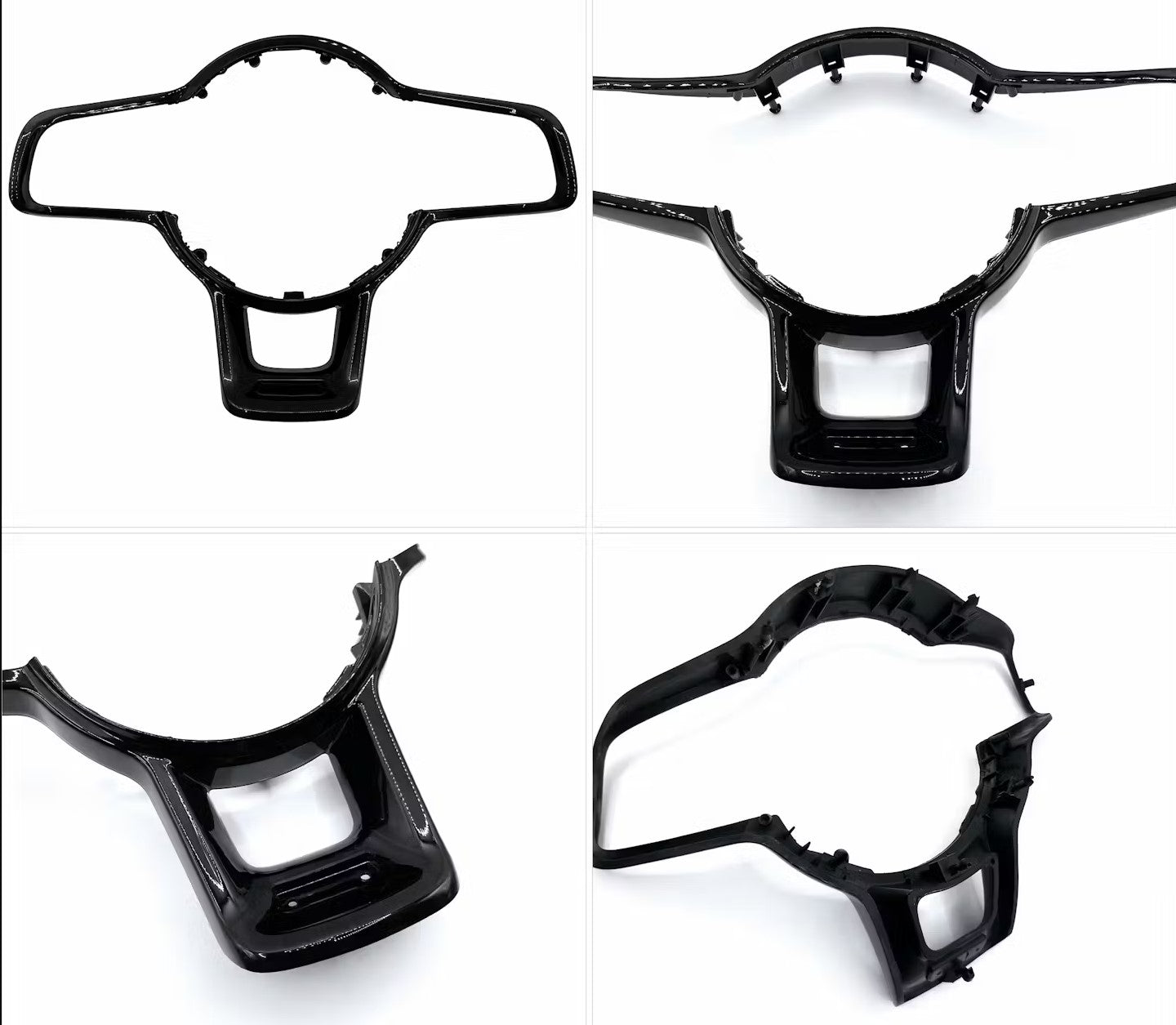 Lenkradspange Schwarz passend für VW GTI Modelle Golf 7 7,5 Polo AW Passat VW Up T-Roc