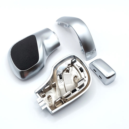Schaltknauf /Schalthebel Silber-Alcantara passend für VW DSG Modelle Golf 7, Passat, Polo, T-Roc, Seat, Skoda, Cupra